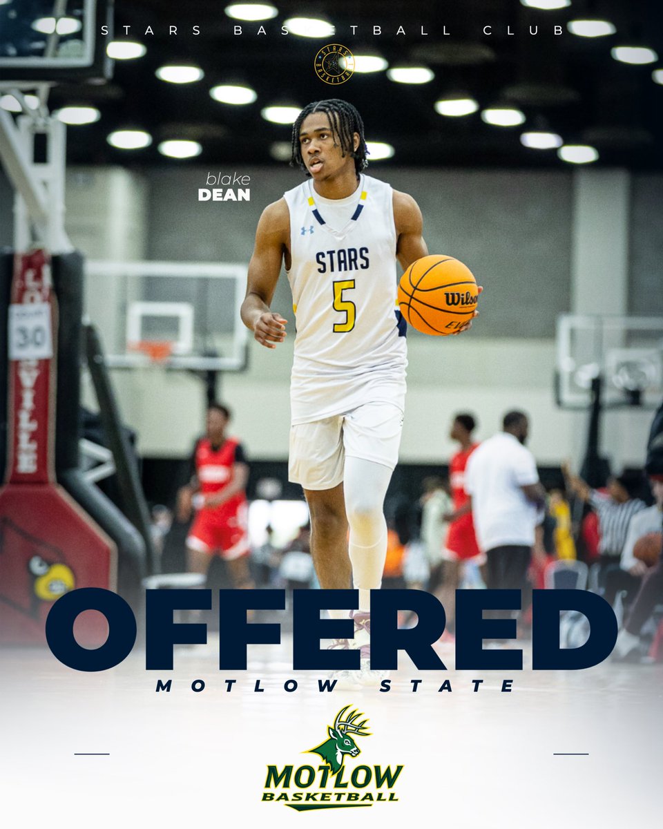STARS Basketball-UA RISE & PREMIER Teams (15U-17U) (@starsnash_mbb) on Twitter photo 2024 STARS Premier PG Blake Dean (<a href="/blake1dean/">Blake Dean</a>) has been offered by Motlow State! Congrats Blake!🌟#morethan 2024 STARS Premier PG Blake Dean (<a href="/blake1dean/">Blake Dean</a>) has been offered by Motlow State! Congrats Blake!🌟#morethan