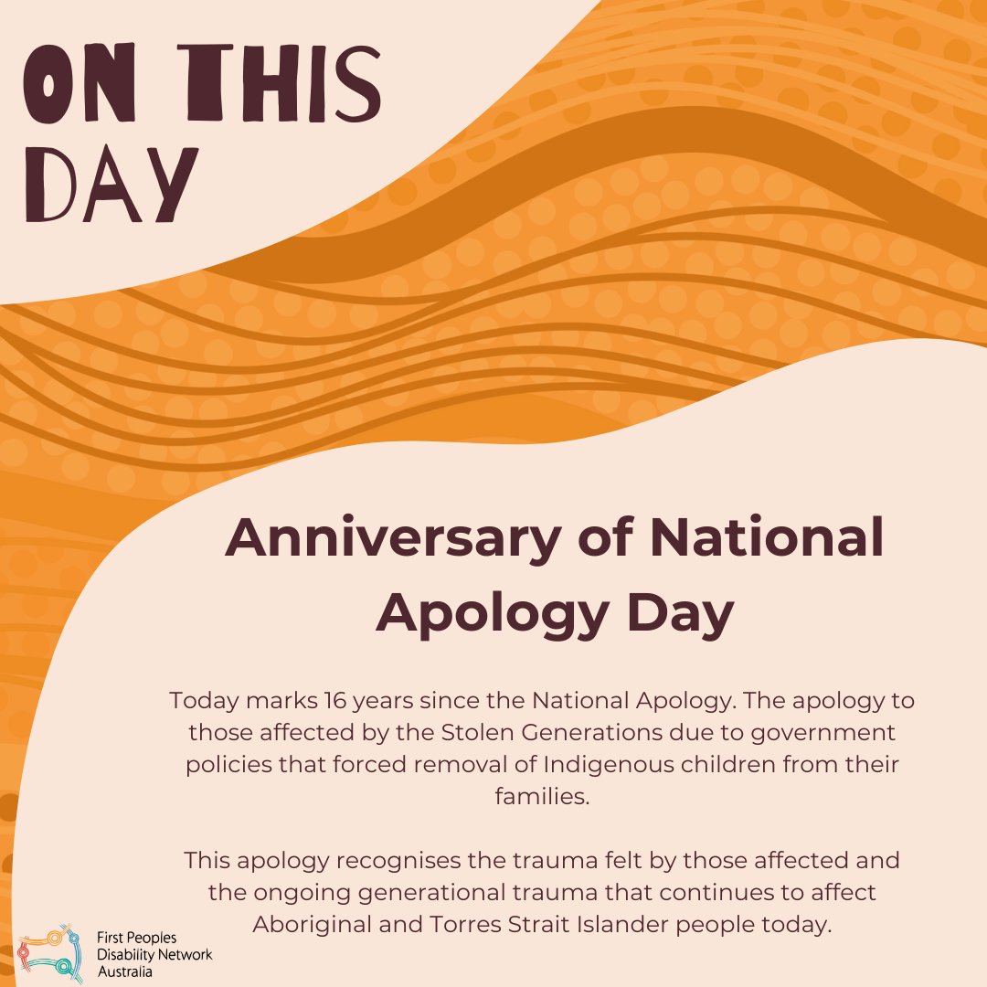 Today marks 16 years since the National Apology. The apology to those affected by the Stolen Generations due to government policies that forced removal of Indigenous children from their families. Learn more: shorturl.at/klX67