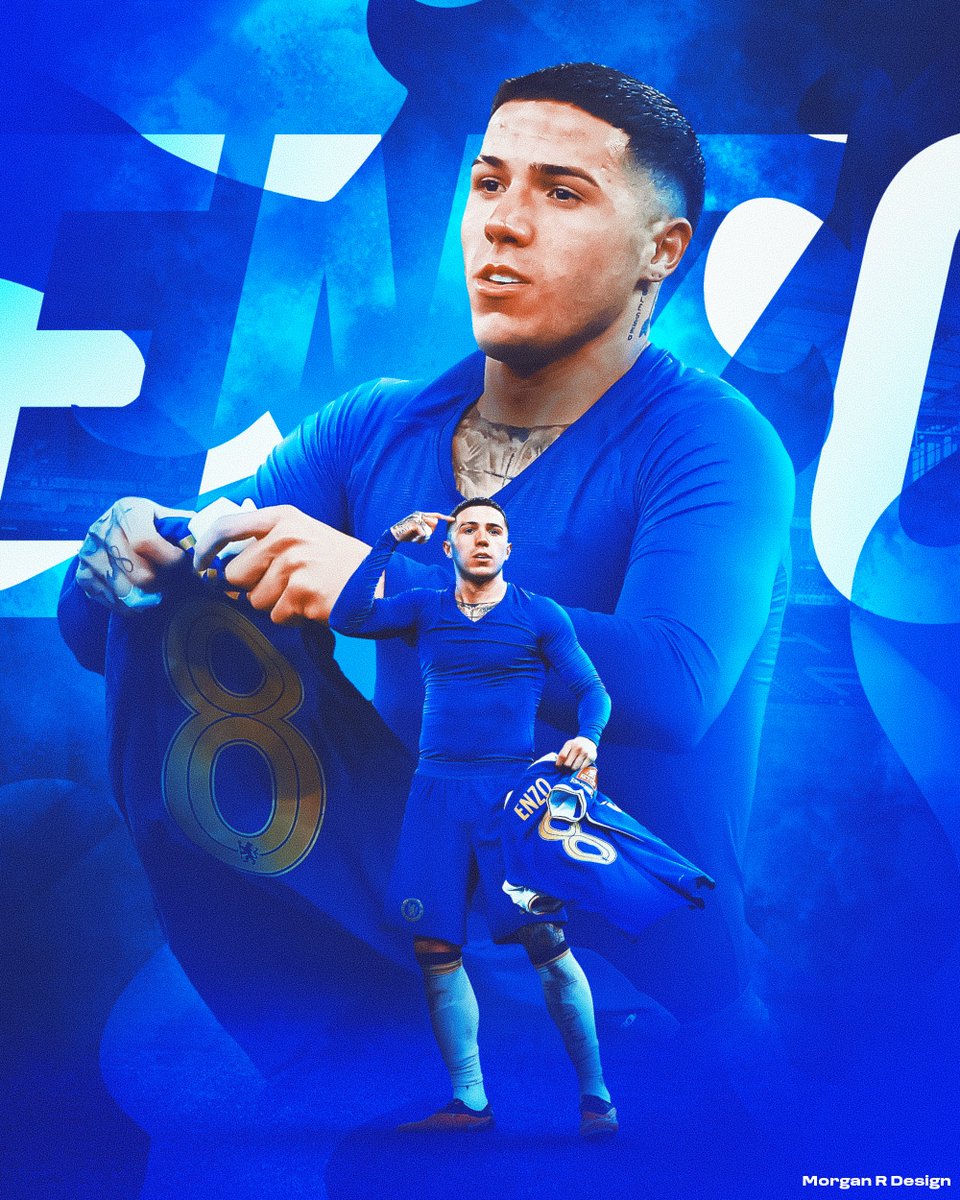 𝐎𝐔𝐑 𝐌𝐈𝐃𝐅𝐈𝐄𝐋𝐃 𝐌𝐀𝐆𝐈𝐂𝐈𝐀𝐍 💫🔵⚽️
@Enzo13Fernandez @ChelseaFC 

#Chelsea #cfc #chelseafc #blues #premierleague #CRYCHE #enzofernandez #ktbffh #carefree #design #sportsdesign #smsports