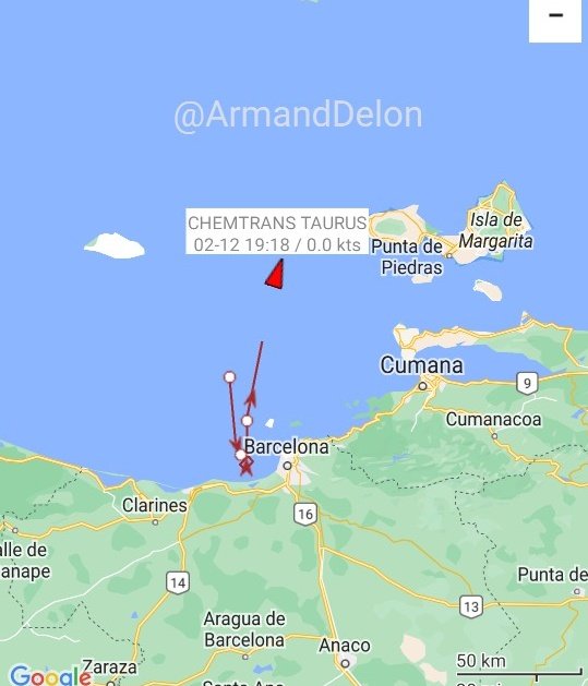 Tanqueros Chem Bulldog en ruta a Rotterdam, N.L y Chemtrans Taurus rumbo a isla Santa Lucia ambos zarparon desde el terminal Jose, #Venezuela, la dictadura izquierdista venezolana facturando. 🤔

#12Feb #oilandgas #oil #CrudeOil