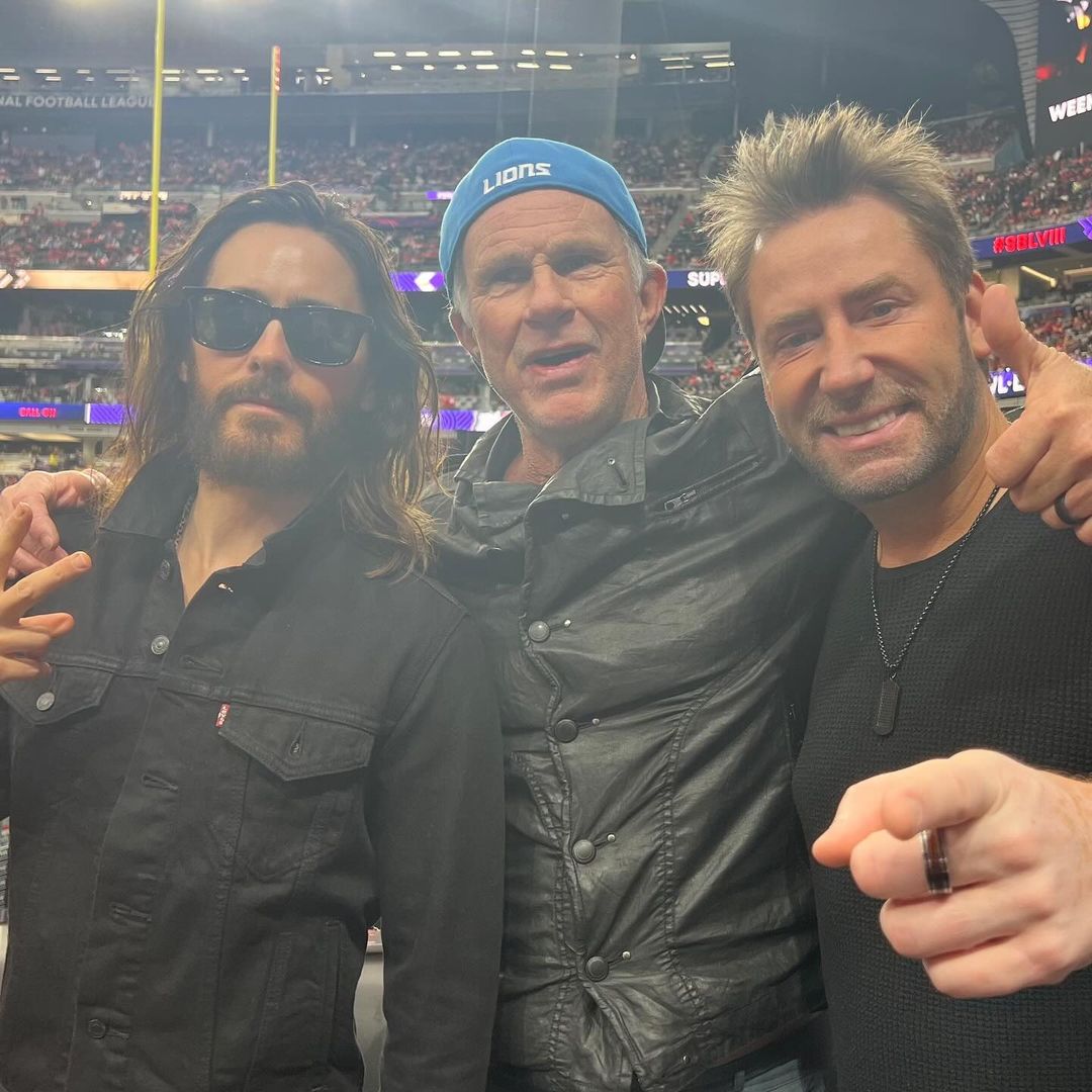 What a great trio 💖💖💖 #JaredLeto #ChadSmith #ChadKroeger
📸 Nickelback on IG