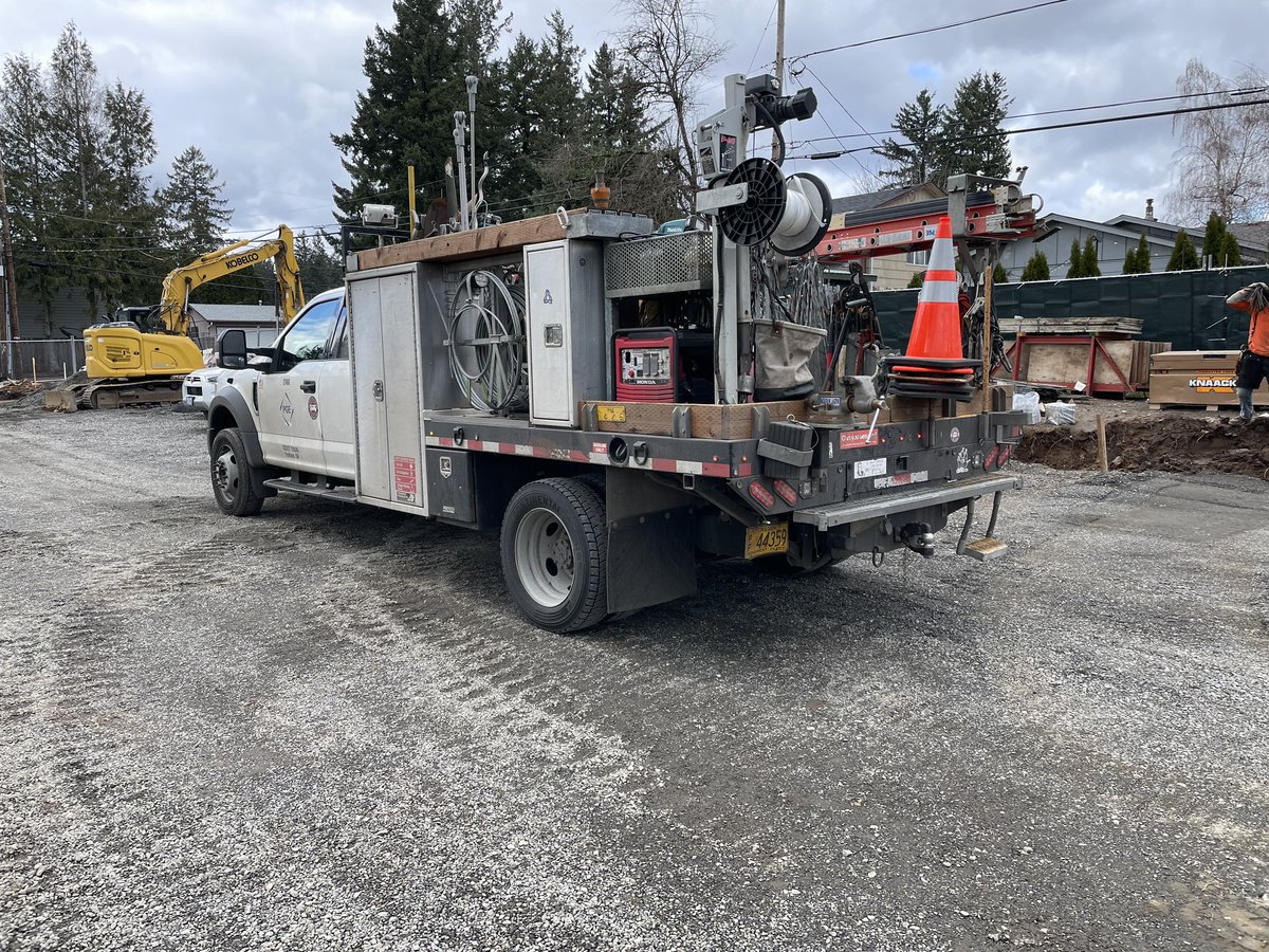HoboHiatus's tweet photo. @portlandgeneral work truck sticker showing how they really feel about their customers. https://t.co/ipmiAoH8r7