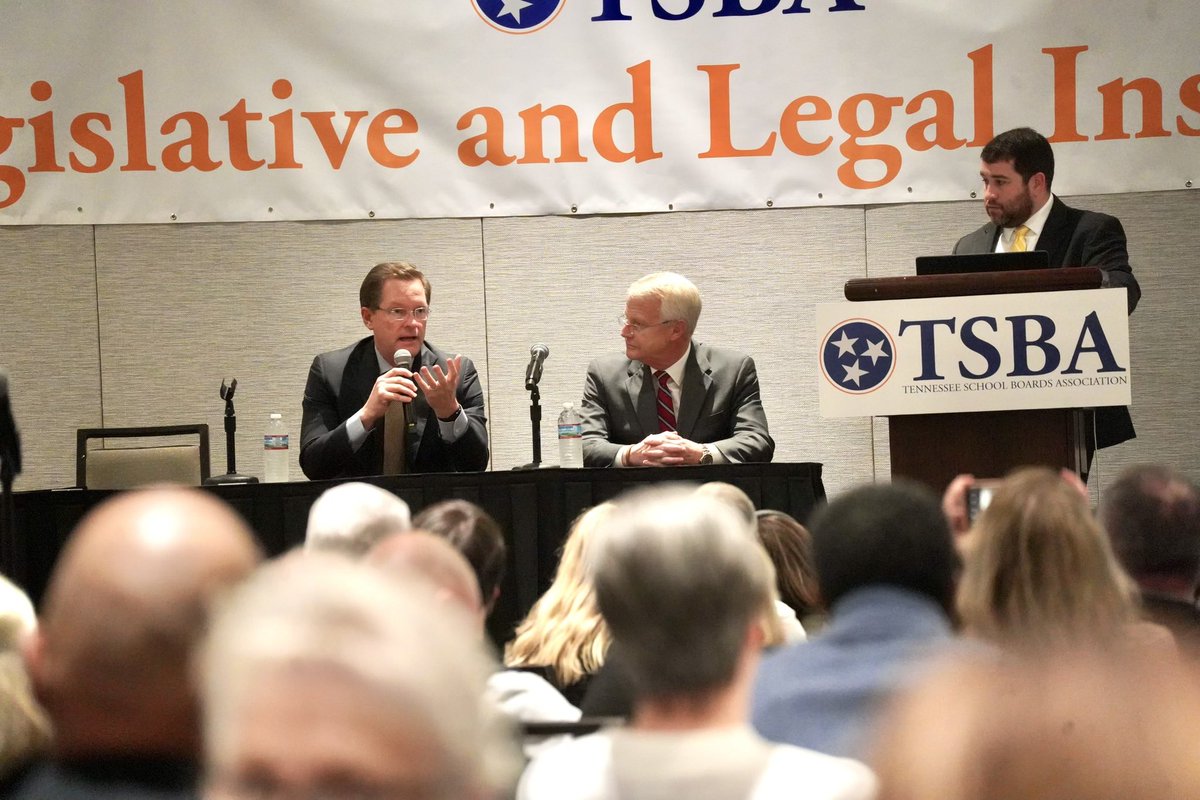 Glad @lundbergjon & I were able to stop by & answer questions at The TSBA Legislative and Legal Institute seminar! Wish we could’ve stayed longer, but had to get to session!