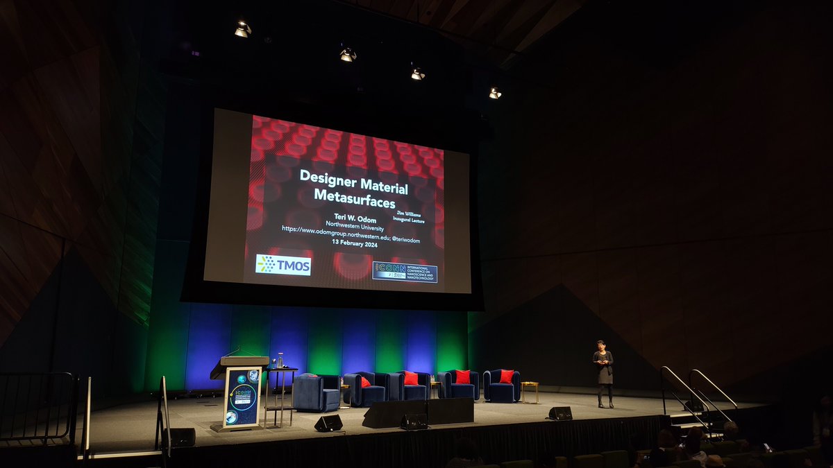 Excellent opening plenary talk by Prof. T. Odom on designer metasurfaces.
#Electronic #materials session is open by <a href="/K_KalantarZadeh/">Kourosh Kalantar-Zadeh</a> <a href="/SydneyUni_Media/">Sydney Uni Media</a> showcasing the power of liquid #metal exfoliation #iconn24