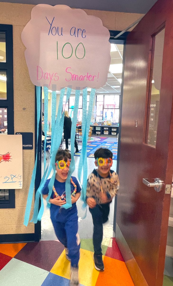 It was a super fun day at LM! I got to celebrate the 100th day of school with the greatest group of learners! We reflected on the amazing work and learning we have done so far. So proud of their achievements! <a href="/LMMahwah/">Lenape Meadows School</a> #mahwahconnects