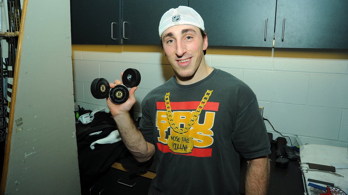 NHLBruins's tweet photo. #Marchy1000 is on the way.

On Tuesday evening, Brad Marchand is expected to become the eighth player in #NHLBruins history to play 1,000 games with the club. 

Here's a photo timeline of his incredible career in Black &amp; Gold so far➡️ https://t.co/PaZLvdPRCi https://t.co/2qAIro2eVx