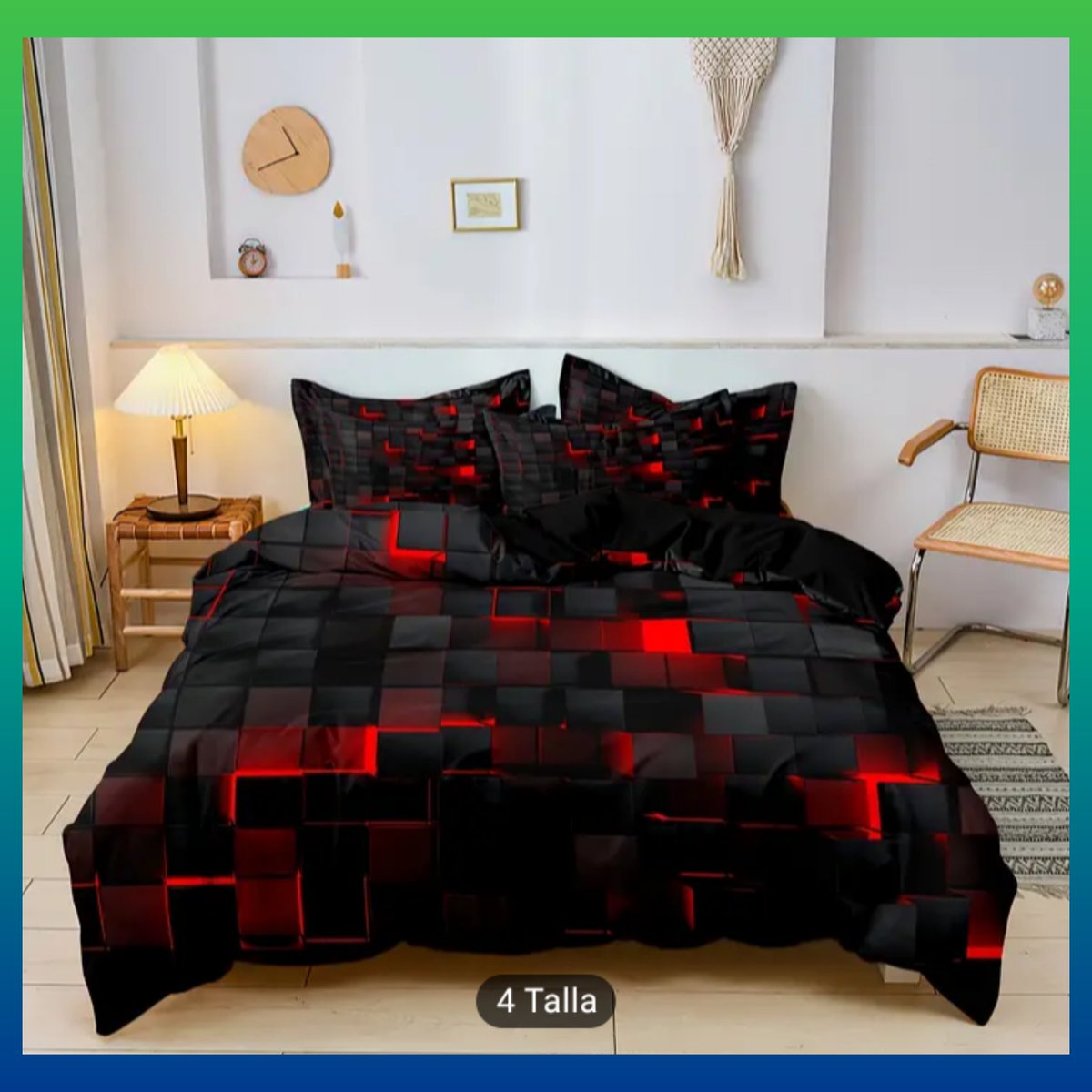 abazarmx's tweet photo. Juego de Sábanas + Edredón Nórdico Cubo Rojo

Detalles del producto

Tamaños: Individual, Matrimonial, Queen Size y King Size.

Más detalles en nuestra tienda en linea. 🤗

 #edredones #sabanas https://t.co/HcQQOylPYN
