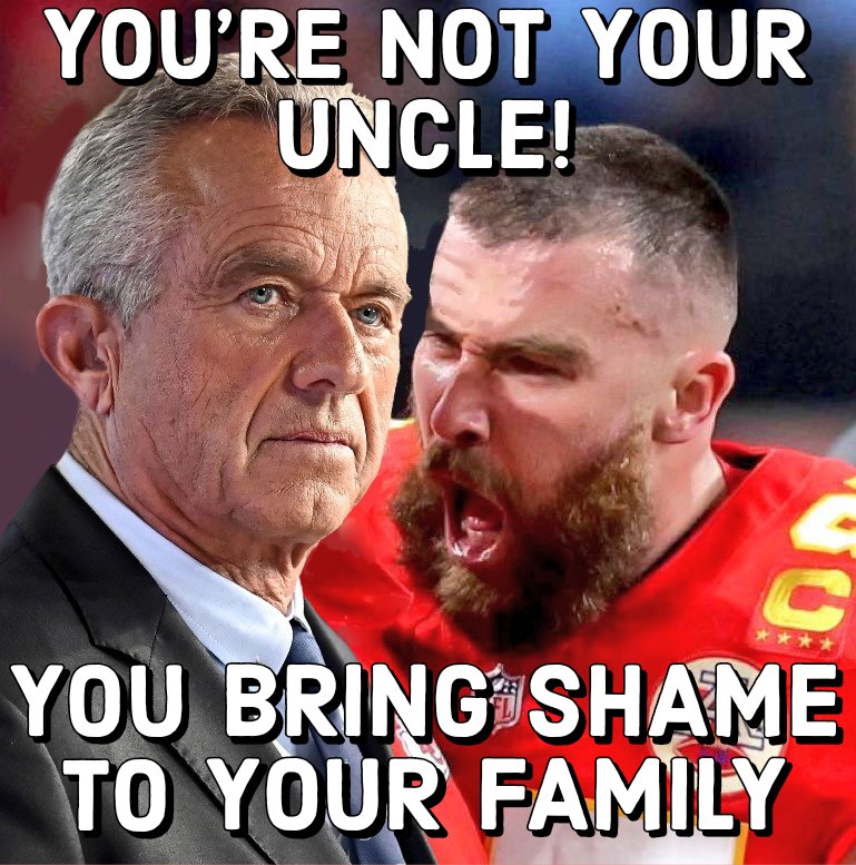 obk623's tweet photo. Hey @RobertKennedyJr 

Trav speaks for all of us, you're a clown https://t.co/ID4gFaOOaL