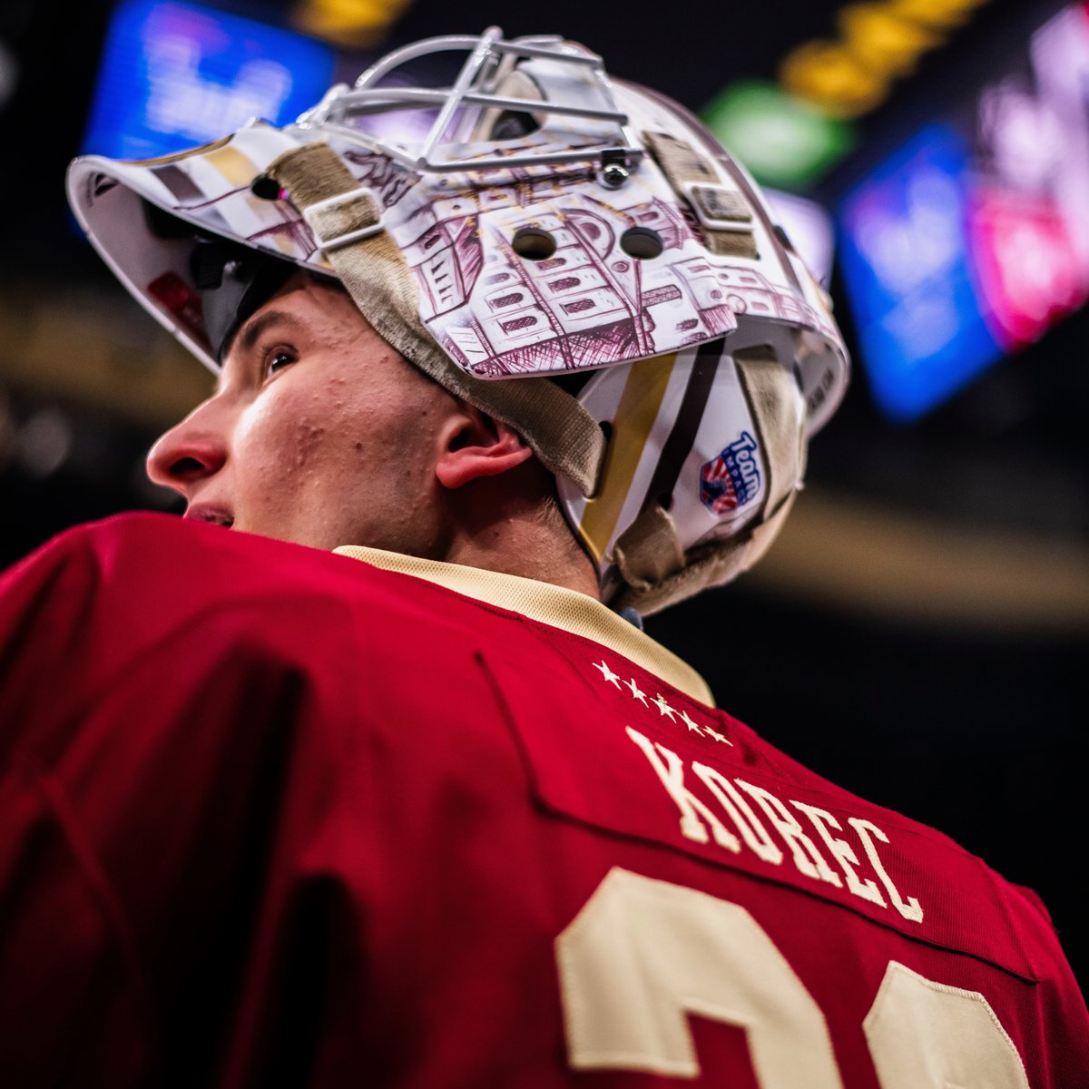 BC_MHockey's tweet photo. First career start. First career shutout. 🔒

19 saves on the day in a win for @korec_jan. https://t.co/9ezIbcWEvc