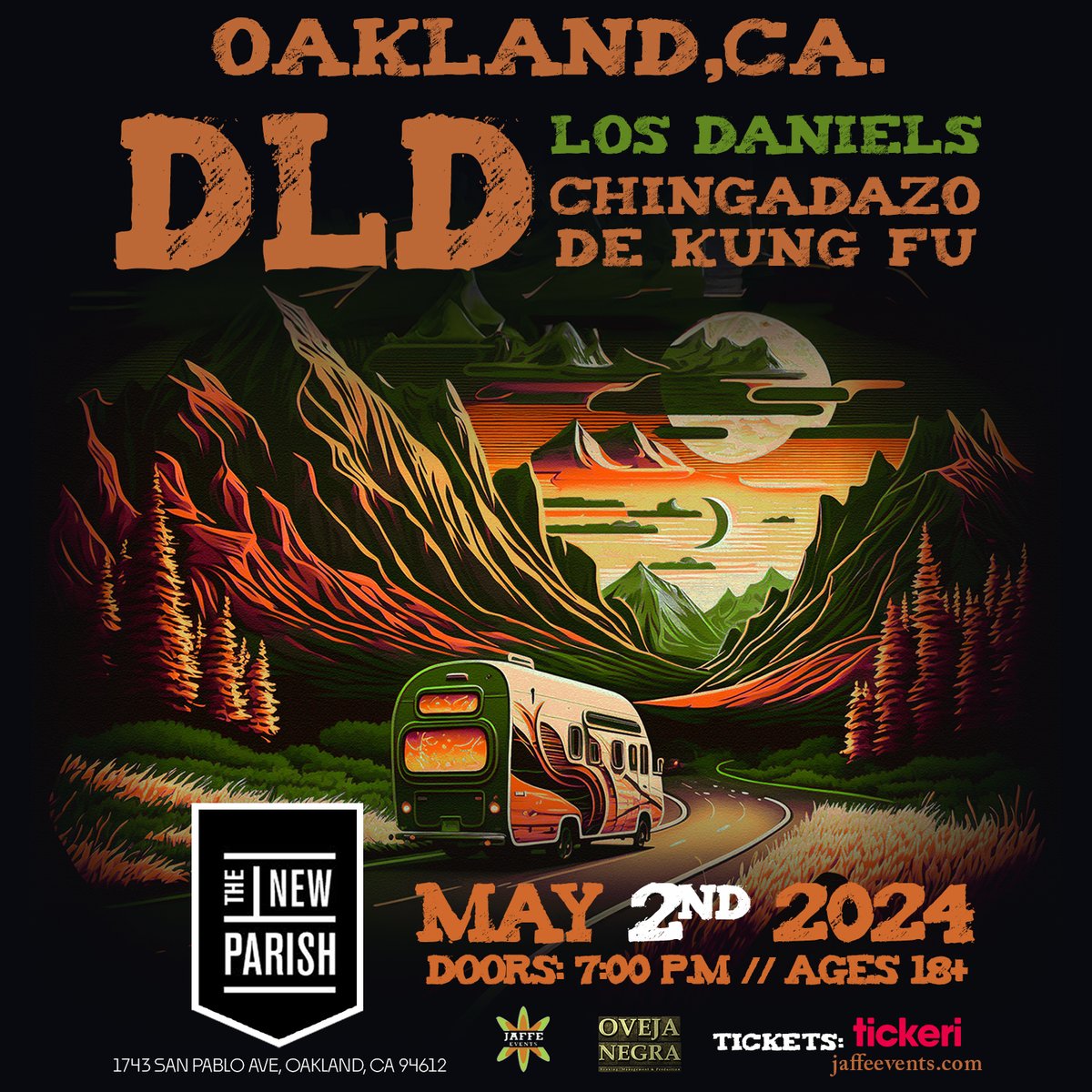 Los Daniels (@losdaniels) on Twitter photo #INDIECARAVAN2024
<a href="/dld/">David L. Dunigan</a>
@losdanielsoficial
@chingadazodekungfu
2 de mayo <a href="/thenewparish/">The New Parish</a>, Oakland, CA.
Puertas: 7:00 pm Edad: +18
@jaffe_events @ovejanegraproductions
TICKETS POR <a href="/TICKERI/">Tickeri</a>🎟️: ticketweb.com/event/dld-los-… #INDIECARAVAN2024
<a href="/dld/">David L. Dunigan</a>
@losdanielsoficial
@chingadazodekungfu
2 de mayo <a href="/thenewparish/">The New Parish</a>, Oakland, CA.
Puertas: 7:00 pm Edad: +18
@jaffe_events @ovejanegraproductions
TICKETS POR <a href="/TICKERI/">Tickeri</a>🎟️: ticketweb.com/event/dld-los-…