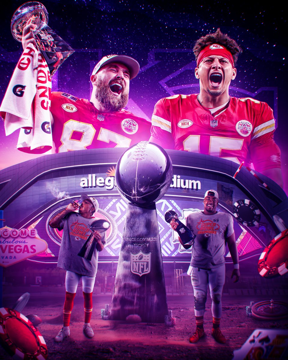 JMGraphics9's tweet image. Super Bowl CHAMPS LVIII🔥

#Chiefs #SuperBowl