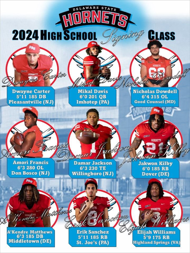 Future looks bright.  Welcome to the Hornets Nest our 2024 High School signees!!  #2W4RM