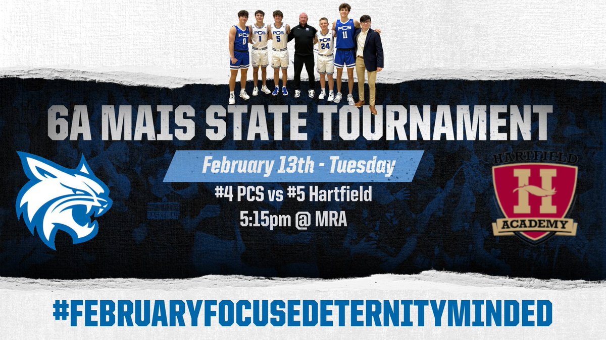 PcsBoys's tweet photo. 24 Hours…. Win or Go Home Game… Let’s Go Bobcats! #februaryfocusedeternityminded #HarrisonStrong https://t.co/nziouAJSXF