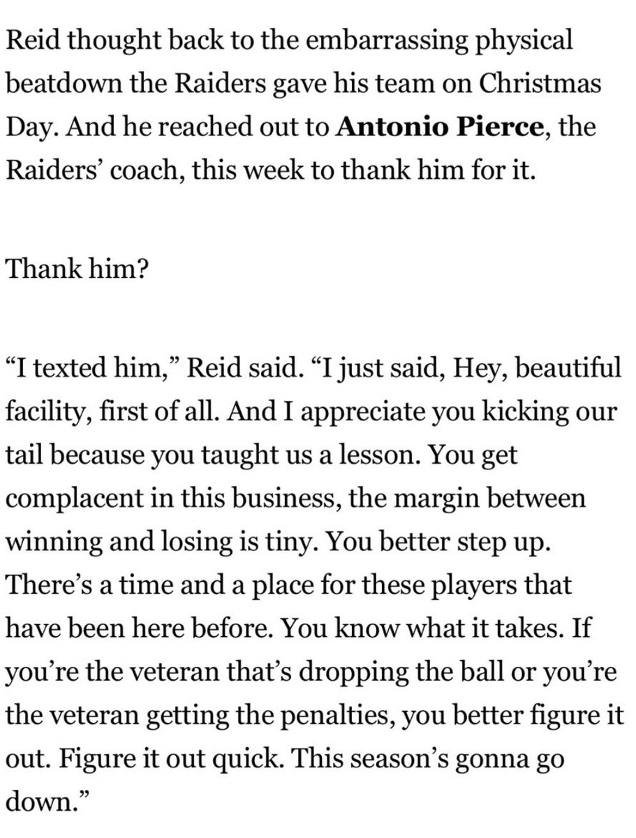 VicTafur's tweet photo. Great nugget from @peter_king: Andy Reid texted Antonio Pierce to thank him. https://t.co/wbDXSDrJTG