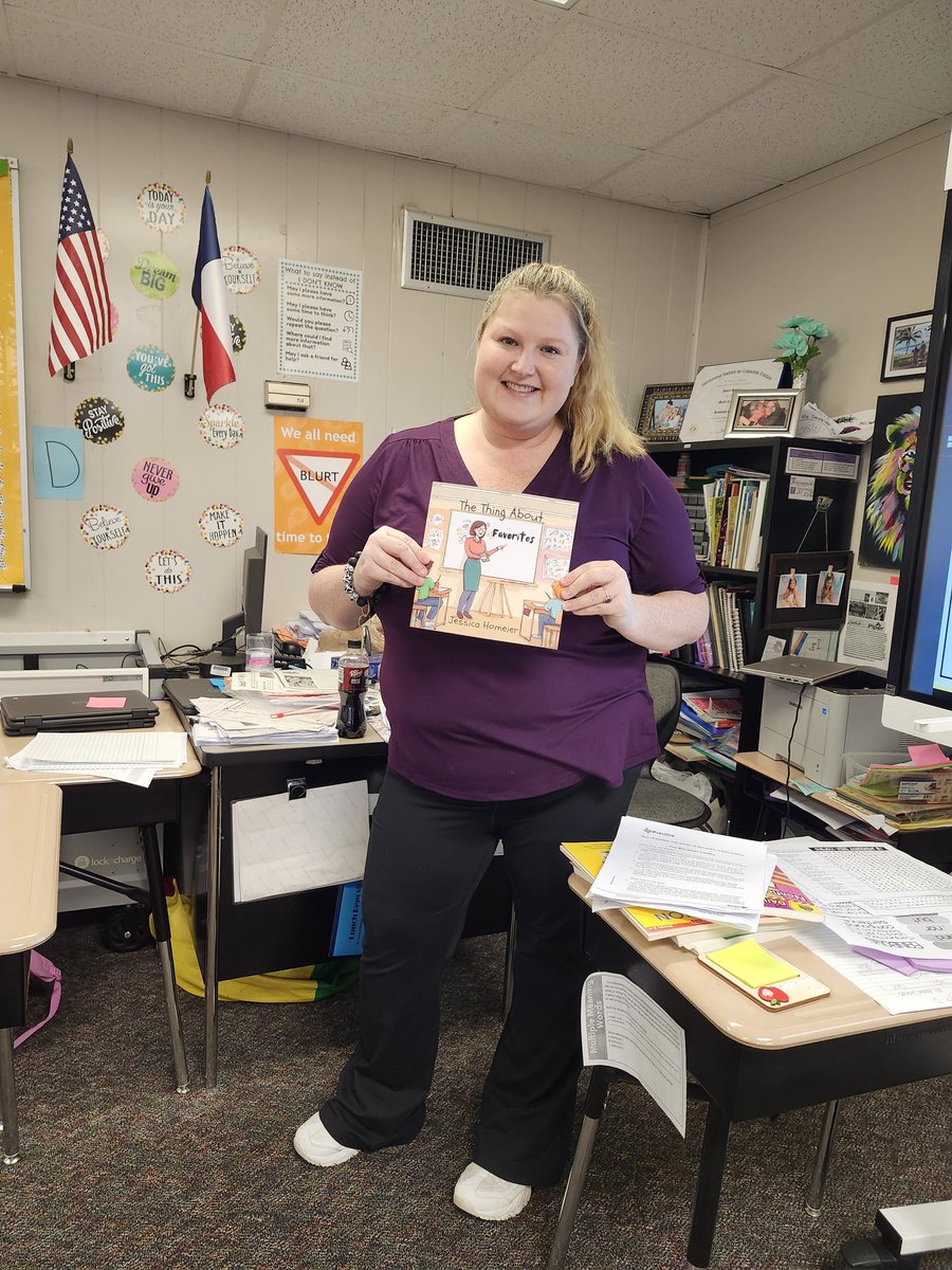 I got to read my newly published book to my kiddos today!! @TISD_ELAR @TomballISD