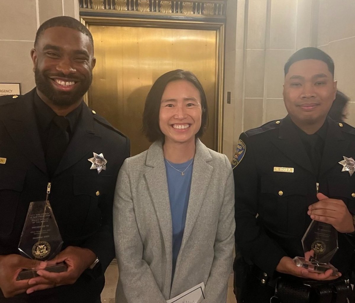 MarjanPhilhour's tweet photo. Real solutions for real problems – Not just misleading campaign slogans. We need to stop the #CopTax vote no on ballot measure B. If you're a registered Democrat you can support the @SFDemsForChange and my bid for DCCC by voting today. https://t.co/bc27c2co8e