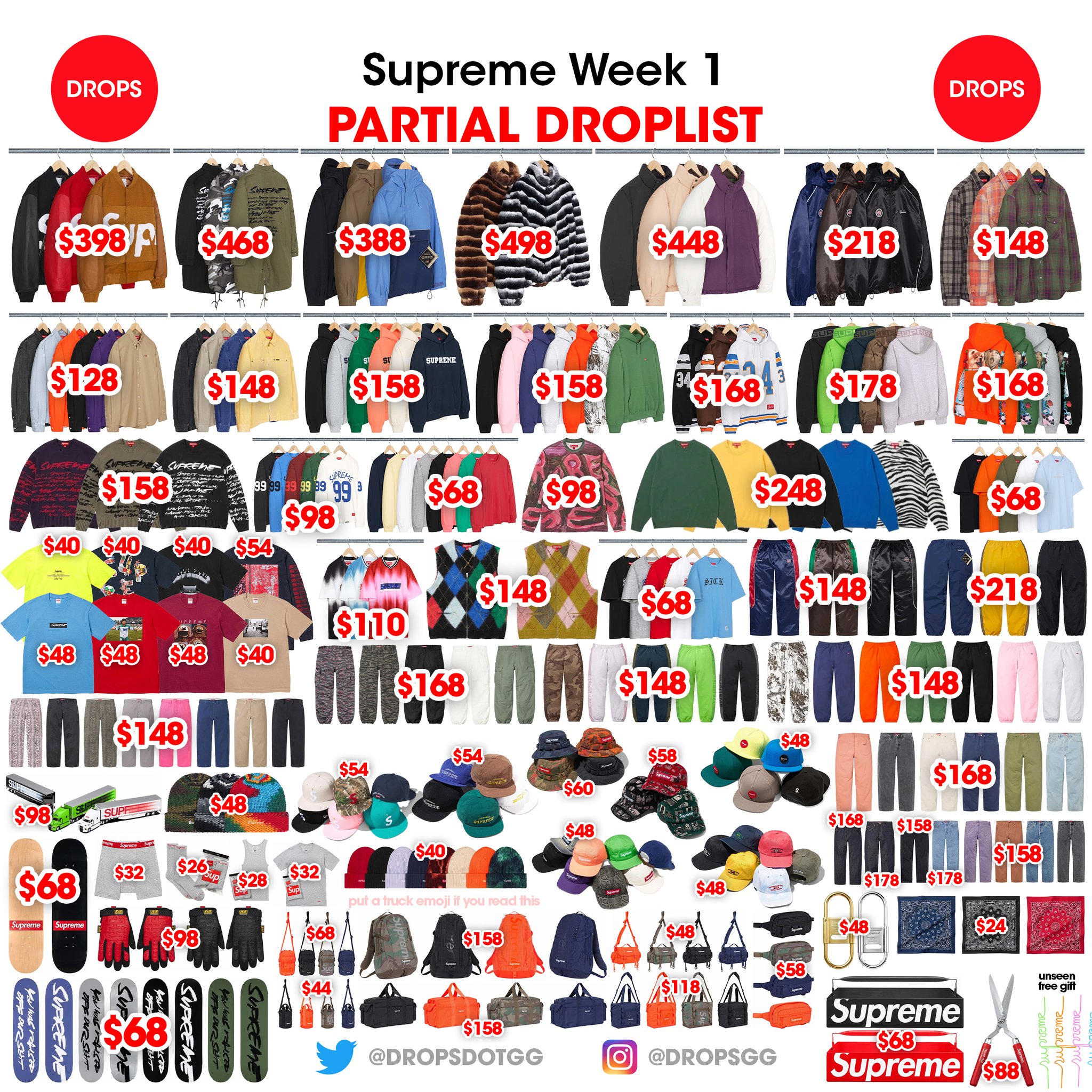 Next supreme drop hotsell
