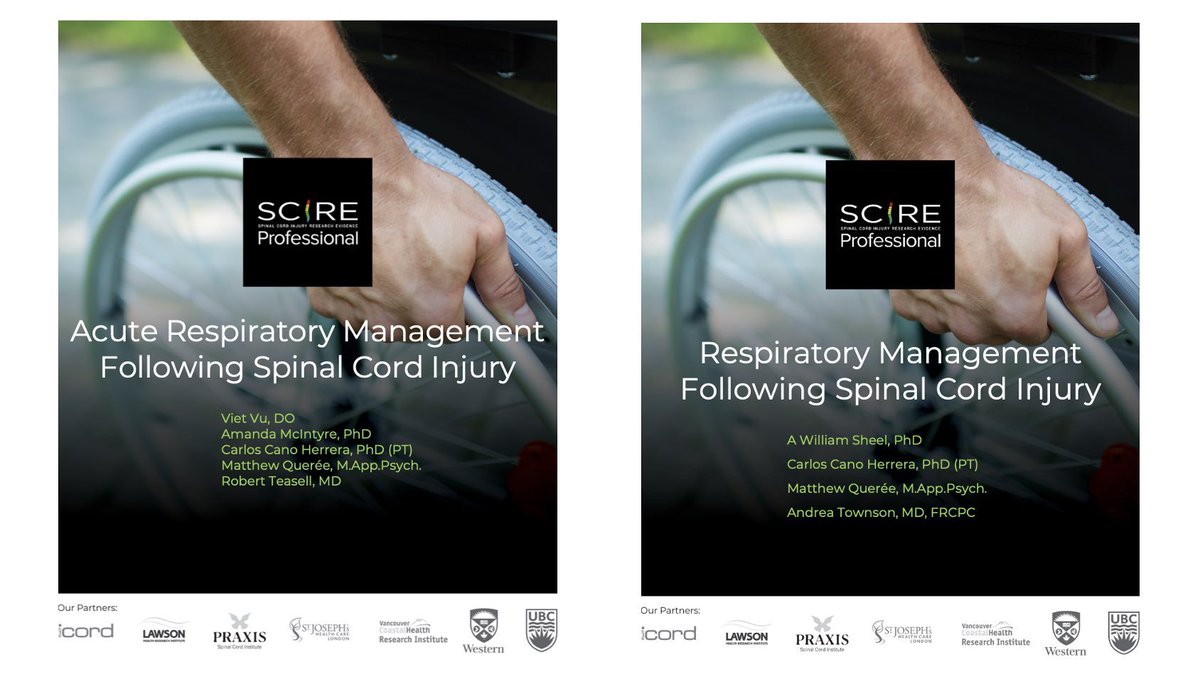 Carlos L. Cano Herrera (@carlos_leo_cano) on Twitter photo Very excited to be part of these updating reviews in #respiratory_management_following_SCI, proud of myself for the achievement, and thankful to the <a href="/SCIREProject/">SCIRE Professional</a> team for the support.
📚 Check these out in scireproject.com Very excited to be part of these updating reviews in #respiratory_management_following_SCI, proud of myself for the achievement, and thankful to the <a href="/SCIREProject/">SCIRE Professional</a> team for the support.
📚 Check these out in scireproject.com