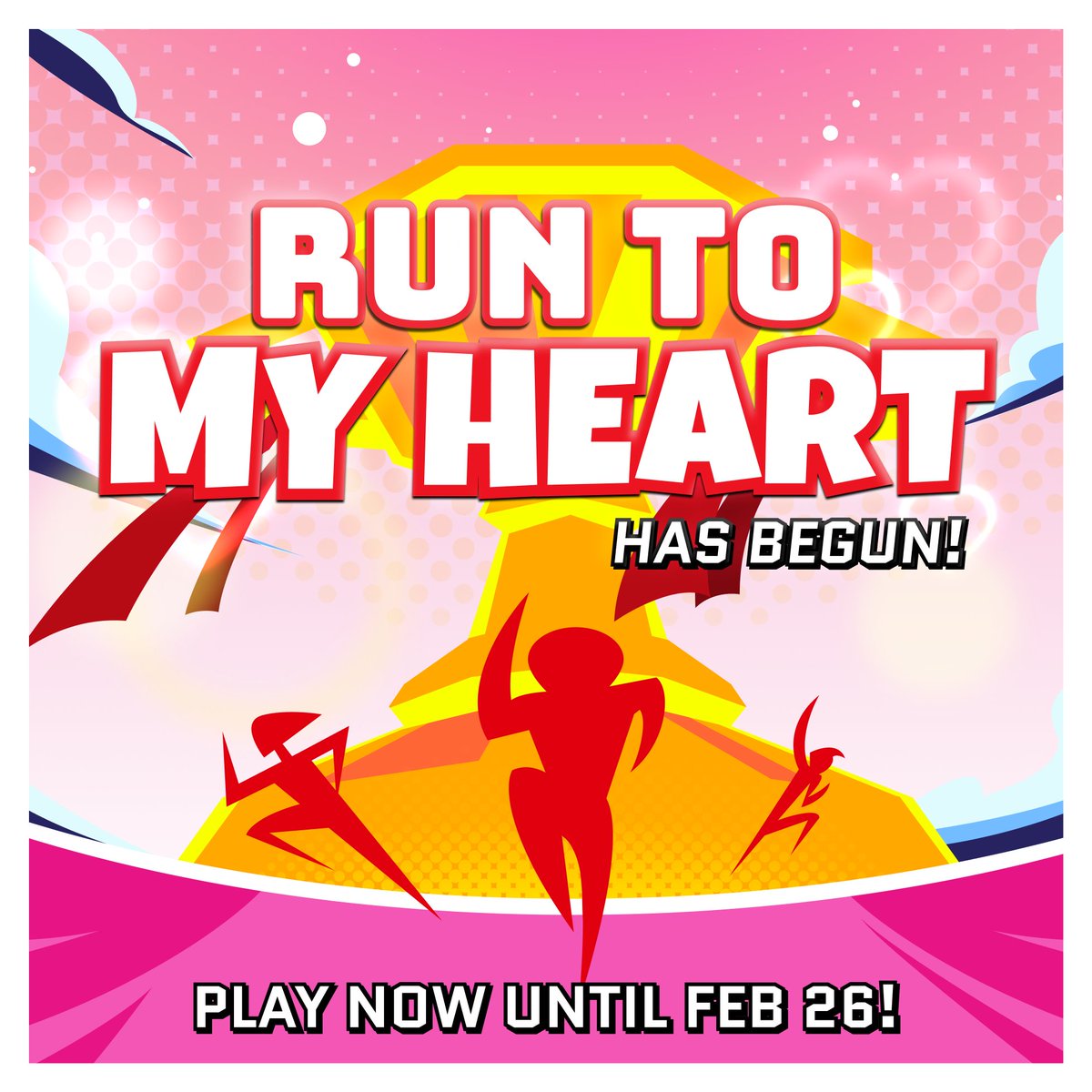 PlayMonsterWalk's tweet photo. Time to get those heart rates up! 💓 For the next two weeks, you can climb the Run to My Heart event leaderboard, and earn in-game rewards as you run or walk and heal your teammates in #RunLegends! https://t.co/yCdNehr09N