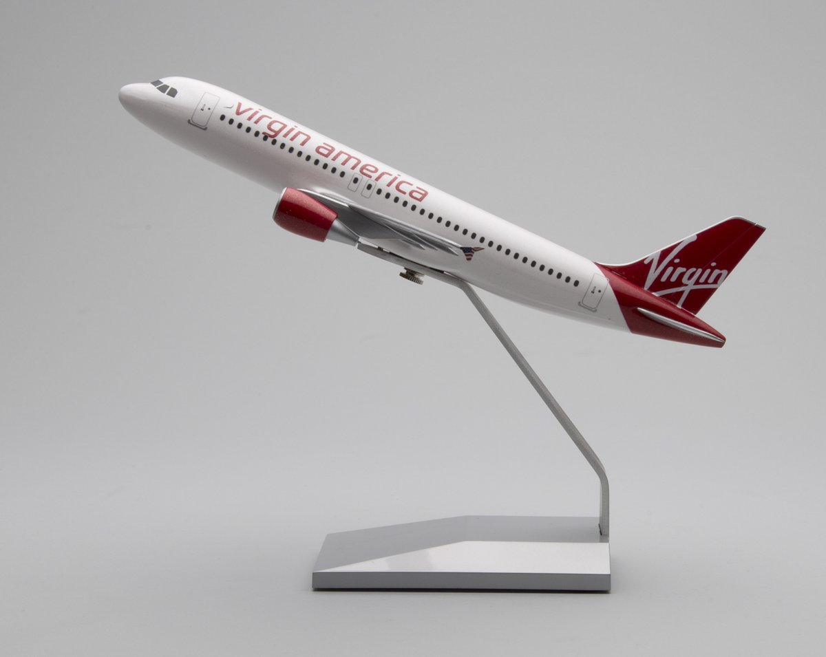 SFOMuseum's tweet photo. Identified by the @IATA (International Air Transport Association) code VX, Virgin America commenced operations in 2007 with branding licensed from Sir Richard Branson’s UK-based Virgin Group. #vxforever https://t.co/p7G47MKeXe