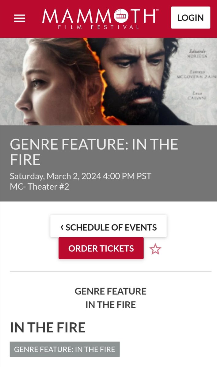 cora_melodie_'s tweet image. NEWS 🎉 — #InTheFire starring Amber Heard will be screened on Saturday March 2, 2024 at 4 p.m. during the 10th Mammoth Film Festival in Mammoth Lakes, CA 🔥 

Tickets now available. 

@MammothFF #MammothFF2024 #inthefiremovie #IStandWithAmberHeard