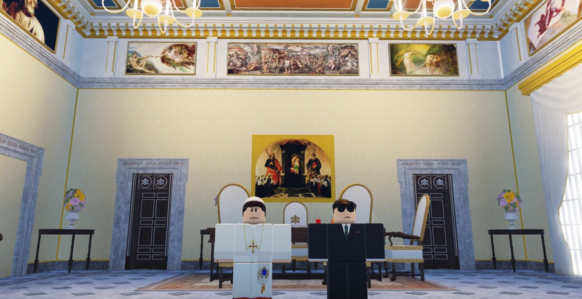 RBXHolySee's tweet photo. 🇻🇦🇫🇯 | Today, His Holiness Pope Constantine II, met with the Prime Minister of Fiji, in the Papal Apartments in the Vatican.

This was the first time that a diplomat from Fiji had visited the Holy See, and marked the commencement of diplomatic relations between both states. https://t.co/90MqFOC9Yu