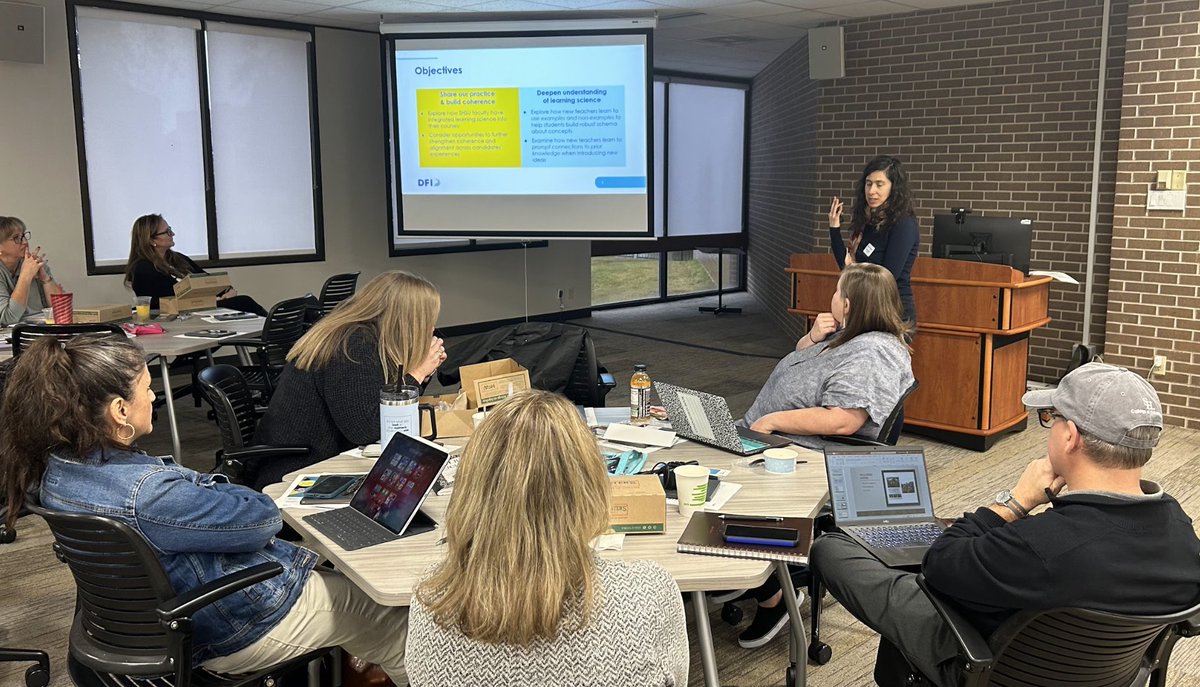 We recently visited @SHSUCOE to continue a 3+ year series of sessions to implement #cogsci-informed teacher actions in #edprep. deansforimpact.org/tools-and-reso… We had a great time working with the core team and new staff members. Thanks to all!