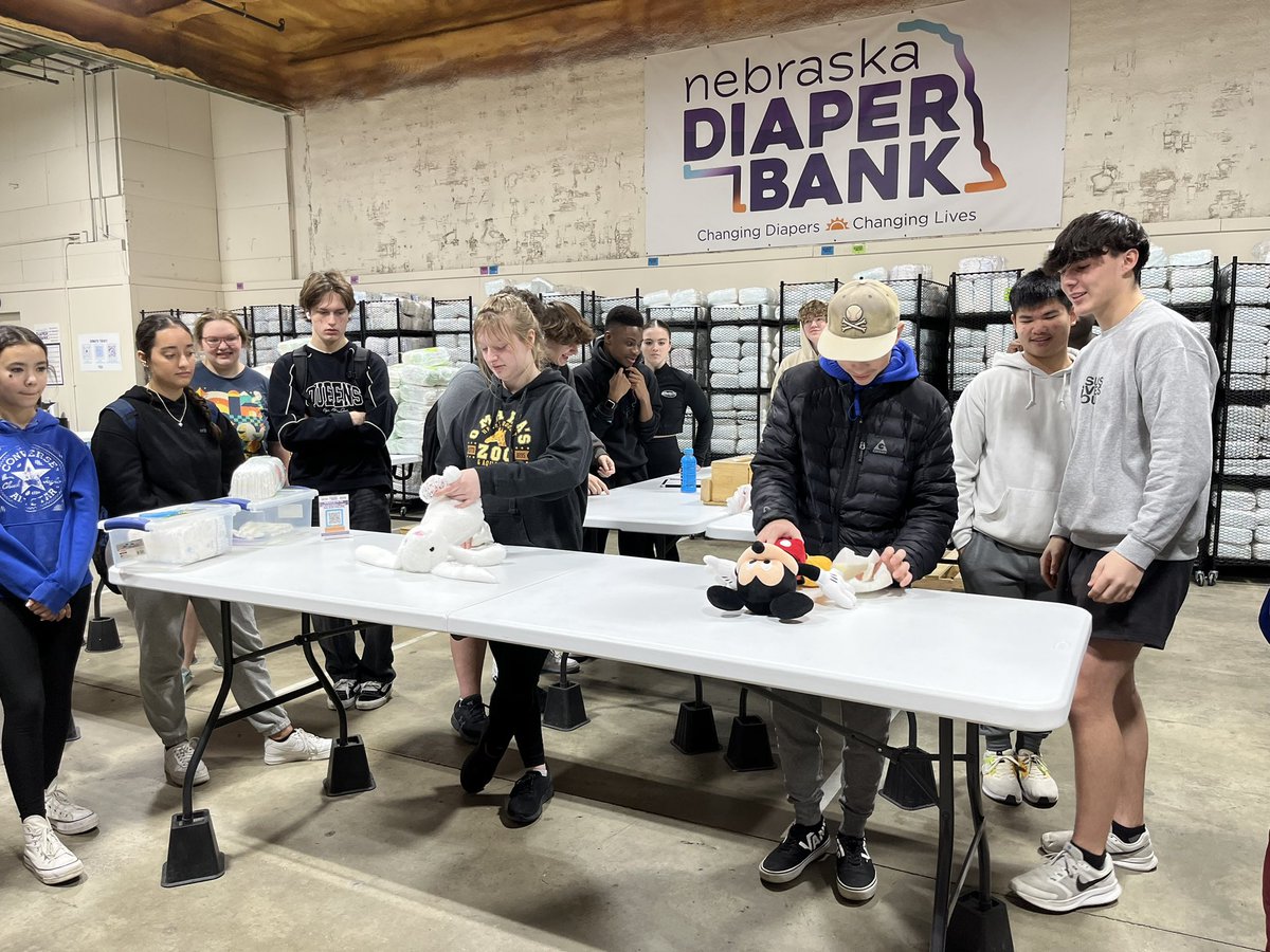 GorrinJM's tweet image. Had such a great experience today at the Nebraska Diaper Bank with @OPS_Westview freshman seminar students. Learning how to be civic and global contributors is a little easier when we practice what we preach!