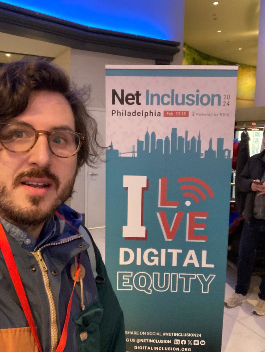 Just got to Philly with the @MAPCMetroBoston digital equity team for the @netinclusion conference. Looking forward to learning about ways to deepen our practice in Digital Equity Planning and Affordable Housing + Broadband #netinclusion24