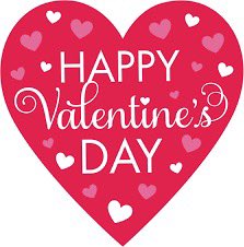A reminder that we are celebrating Valentine's Day on Tuesday February 13. Please don't send any food treats to school.