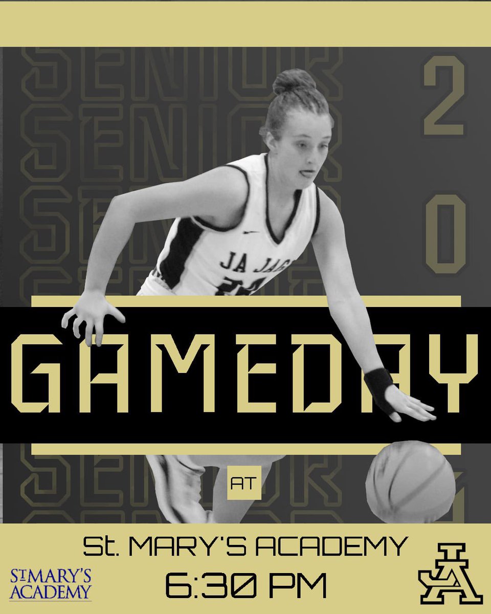 JAGirlsHoops's tweet photo. Game day! The Jags travel down to Englewood to take on the Wildcats of St. Mary’s Academy. Tip off coming at 6:30 pm

@BoCoPreps @JAJAGUARS @JA_Athletics 

#copreps https://t.co/XWGqBbVtkB