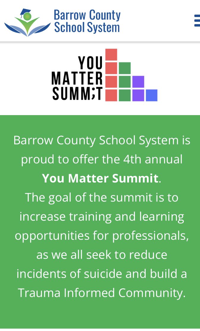 We had a great day supporting our local community at the “You Matter Summit”.