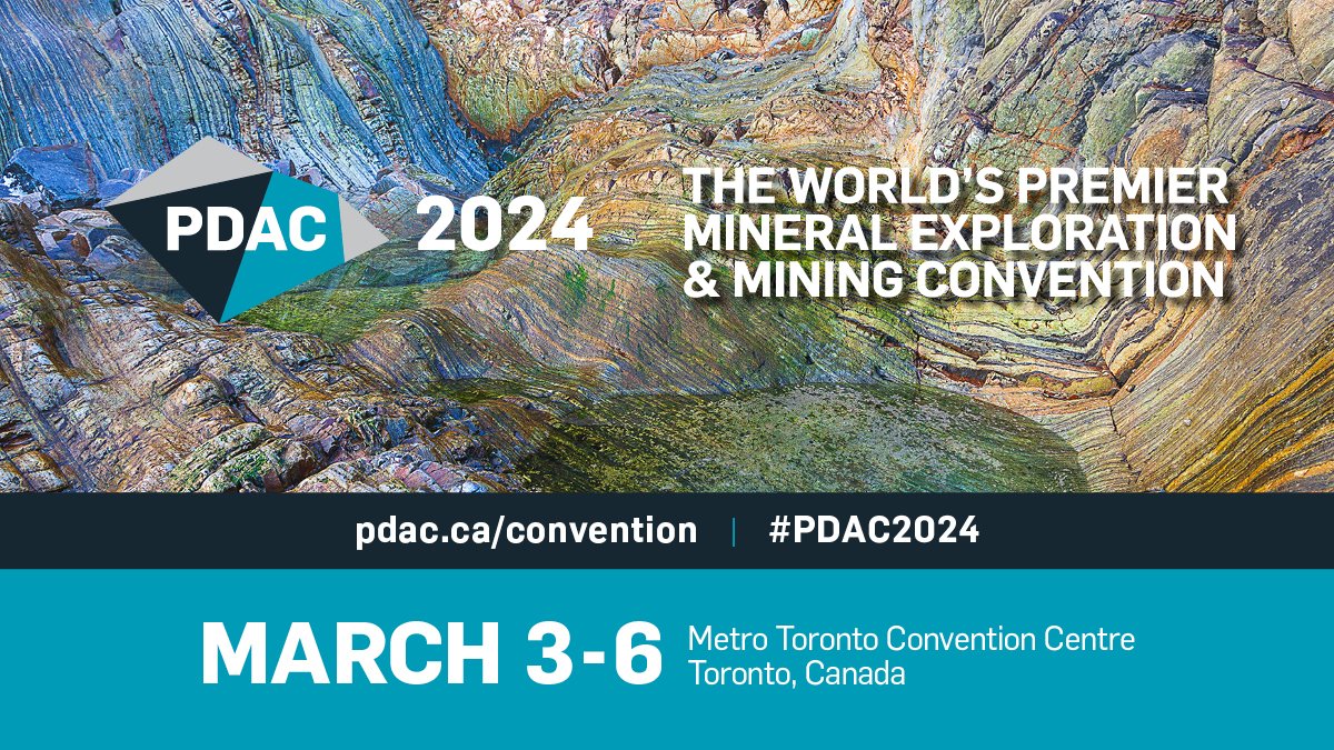The world’s #MineralExploration and #Mining industry is coming to you March 3-6 for #PDAC2024 and we are proud to be a media partner.

Have you registered yet? bit.ly/1us1DaZ
@the_pdac

#MediaRelations #PDAC #ceointerview #ceoinsights