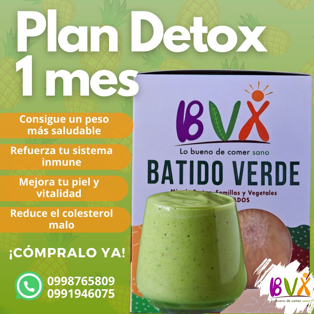 BvxEcuador's tweet photo. El #batidoverdeBVX tiene muchos beneficios para ti, te invitamos a tomarlo durante un mes para ver increíbles resultados 💚✨.

Realizamos envíos a todo el país, así que realiza tu pedido hoy mismo.

📲 099 194 6075
🚚 Entregas a nivel nacional

#AmorYSaludBVX
#BrillaConBVX 💖 https://t.co/eRnTTXtxdK