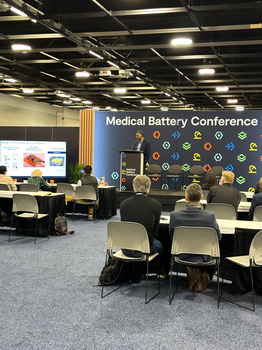 EnsurgeBattery's tweet photo. #MDMWest wrap-up! It was a pleasure to join the #medtech community as we explored #microbattery breakthroughs. Special thanks to all who joined us at our booth or attended Arvind's talk on solid-state microbattery innovation!
#Ensurge #MedicalBatteryWest #wearables #hearables @MDM_Events
