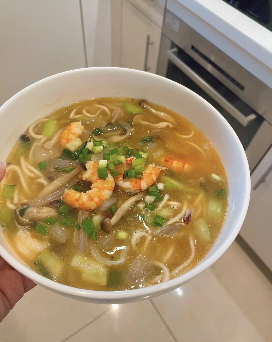 What about homemade seafood noodles?