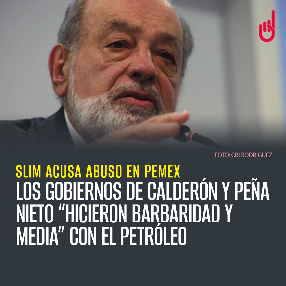 SinEmbargoMX's tweet photo. El magnate señaló que la Administración de Peña Nieto le entregó al Gobierno actual “un Pemex muy endeudado, sin producción de petróleo, sin reservas y sin mucha exploración”. https://t.co/aIJZKtxgA5 https://t.co/FT8hMkxORs