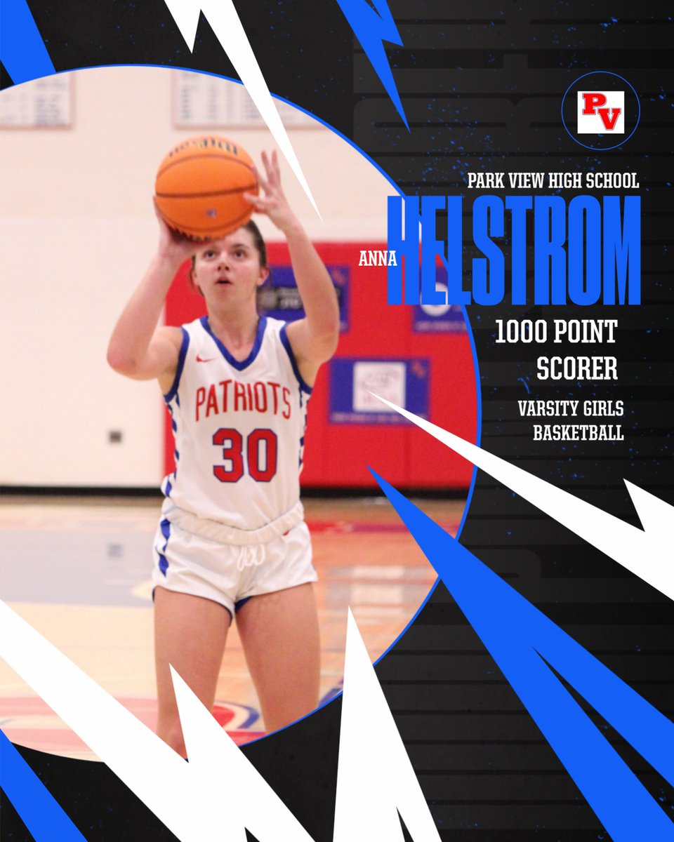 pvpatriotnation's tweet photo. Congratulations to Anna Helstrom on scoring her 1000th point tonight for the Lady Patriots!
@PrincipalJeff06 https://t.co/89HOjLnLOw