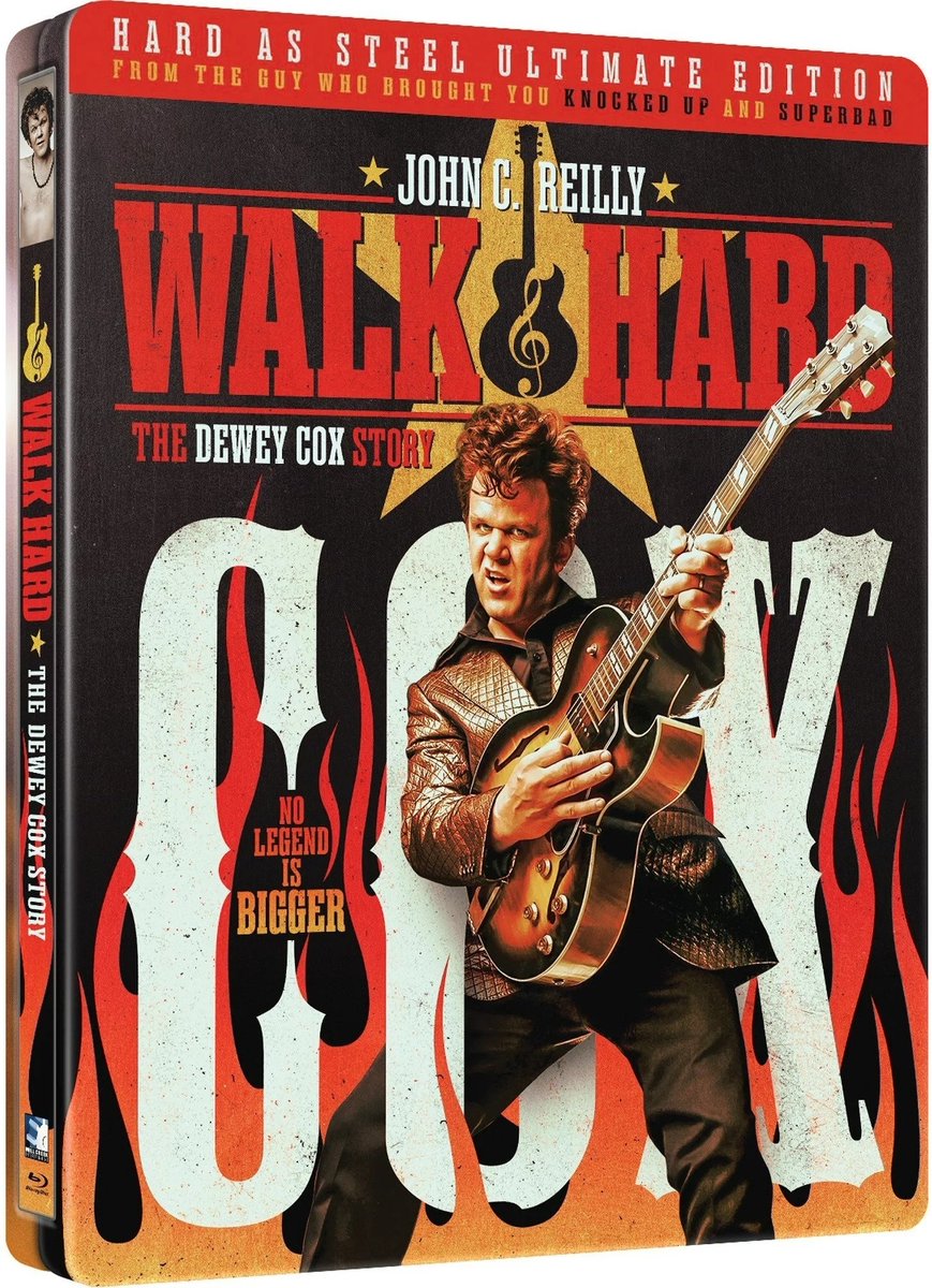 NoReruns's tweet photo. New Post: Blu-ray Review: WALK HARD: THE DEWEY COX STORY - Walmart Exclusive Steelbook https://t.co/zqTZ8Sznoe #WalkHard #TheDeweyCoxStory @MillCreekEnt #physicalmedia #Steelbook https://t.co/N50KuSjPuz
