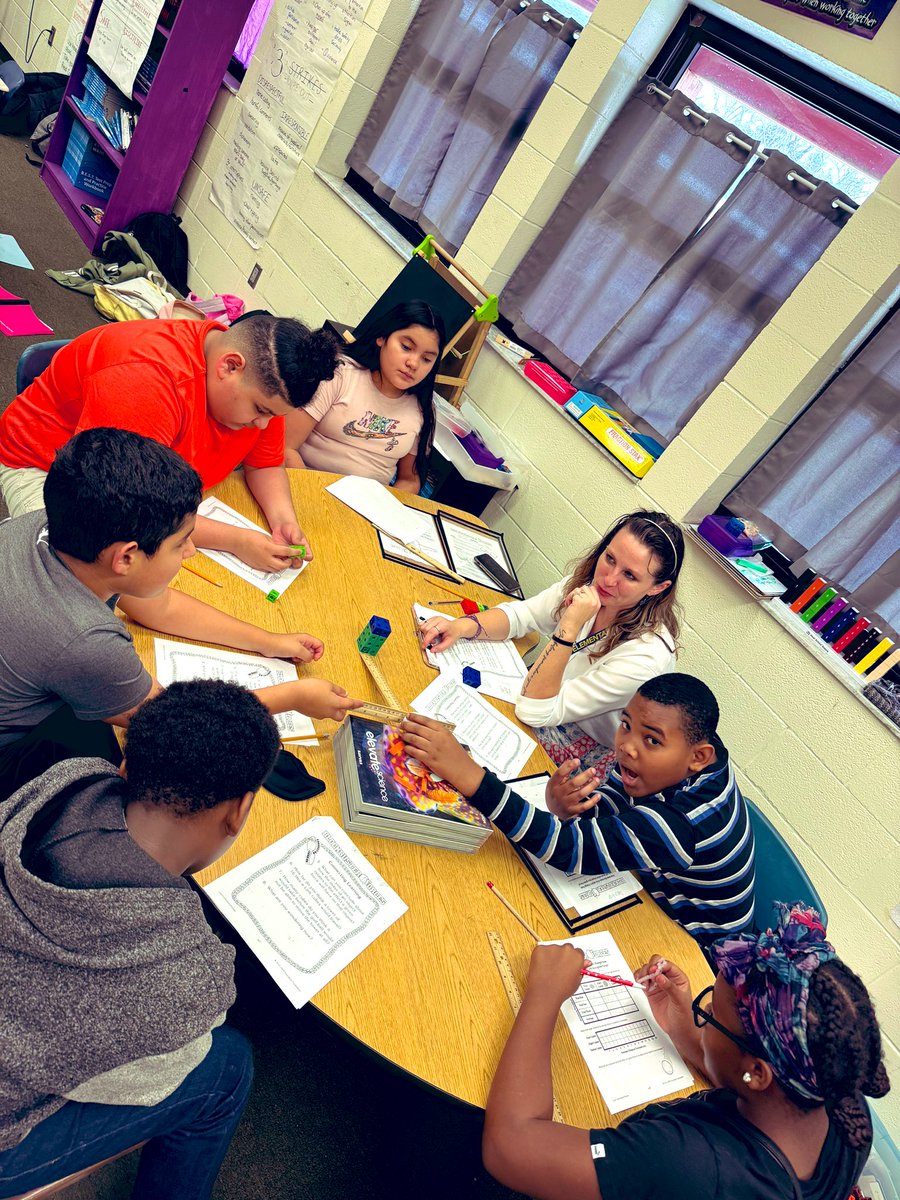 The 5th grade scientists at <a href="/starkevcs/">Edith I. Starke Elementary</a> investigated and described the more mass an object has, the less effect a given force will have on the objects motion. #vcsscientists
<a href="/ElemSci/">VCSElemSci</a>