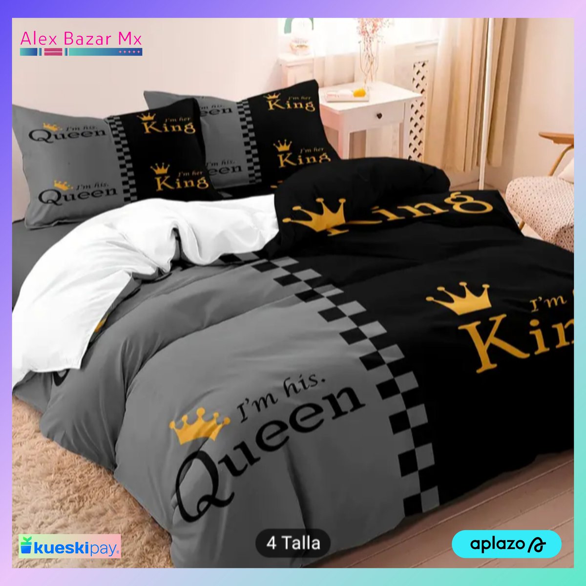 abazarmx's tweet photo. Juego de Sábanas + Edredón Nórdico King &amp; Queen

Detalles del producto

Características: Calidad premium: hecho de tela de poliéster de alta calidad, suave, cómodo, duradero y transpirable. Fácil de limpiar: El juego de funda nórdica es fácil de mantener y se puede lavar. https://t.co/5KjTTVk1IH