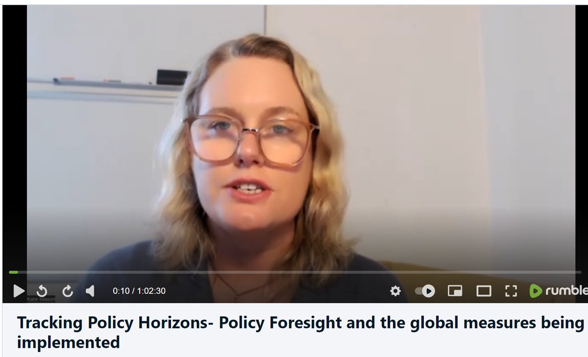 THE GREAT RESET 
Tracking Policy Horizons - Policy Foresight and the global measures being implemented

Kate Mason speaks to James Scott Mckillop about  the power structures behind the pandemic measures and what is now being rolled out 

rumble.com/v28h19a-tracki…

@PolicyHorizons