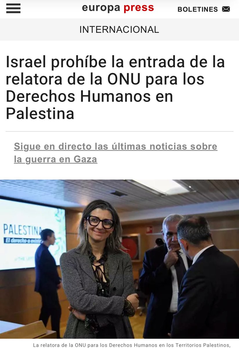 🇵🇸 Ningún criminal quiere testigos de sus crímenes. 
El régimen israelí ha impedido la entrada de observadores internacionales, de investigadores de la Corte Penal Internacional y de periodistas y, a los que ya estaban en la franja de #Gaza, los está matando.
Ahora prohíbe la