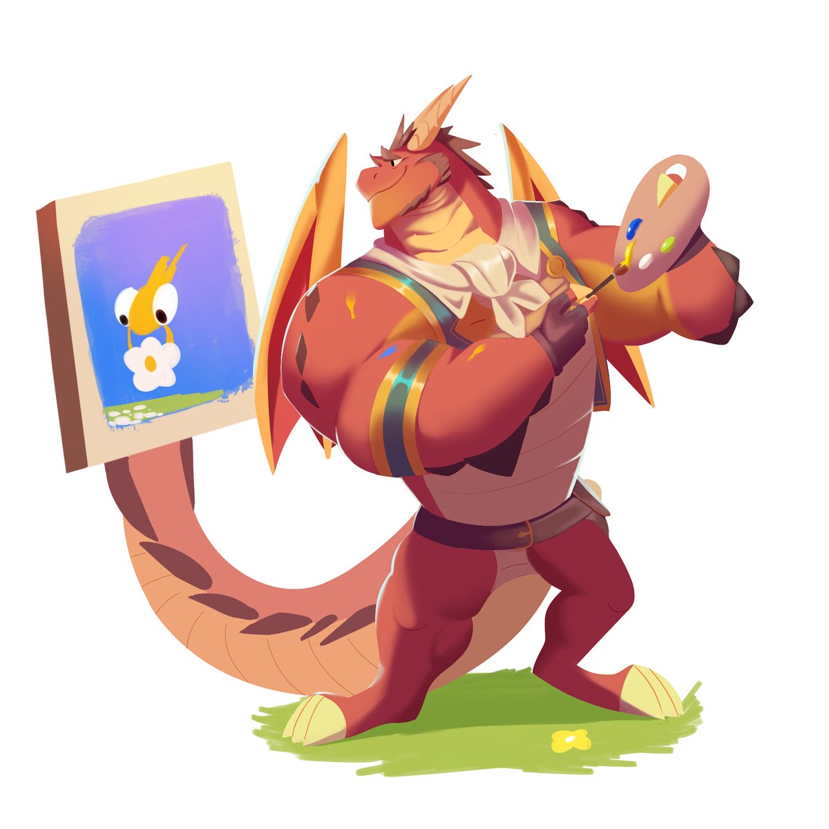 InfernalMight's tweet photo. Practicing nicholas kole painting style
(I really like this style!!) https://t.co/TTpGKeqDcn