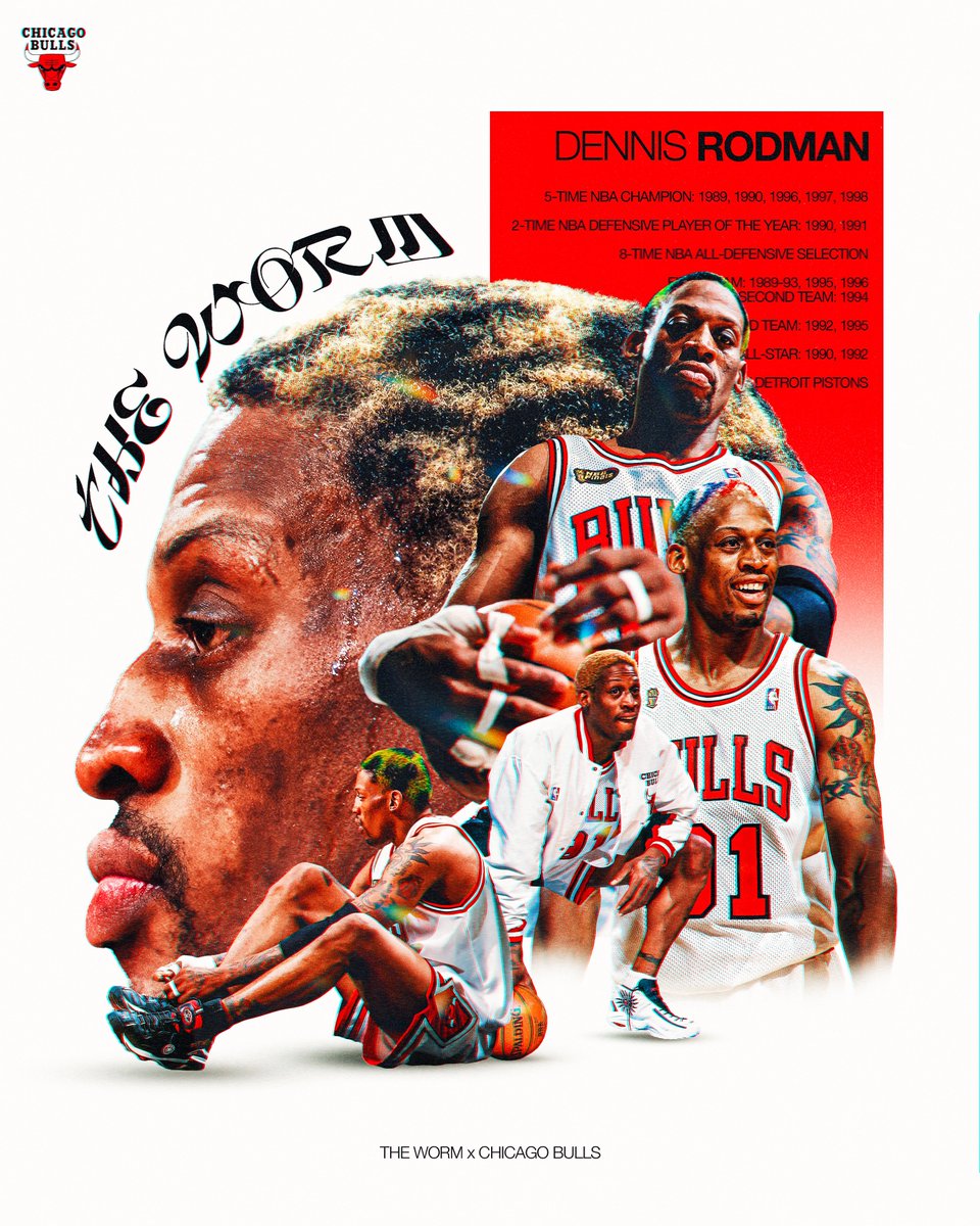 The Worm 🪱 🎨

@dennisrodman x @chicagobulls 

#dennisrodman #seered #chicagobulls #smsports #sportsdesign