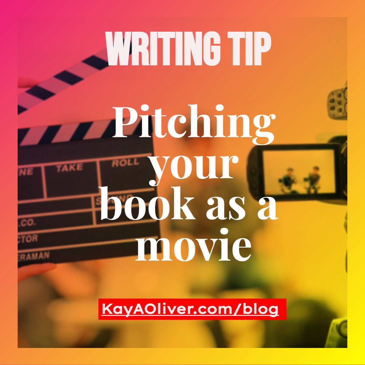 @Nemoralis86 Kayaoliver.com/blog

#pitch your #books for the #bigscreen. #writingtips from a #hollywoodinsider. #bookstofilm #readingcommunity #writingcommunity #writingblog