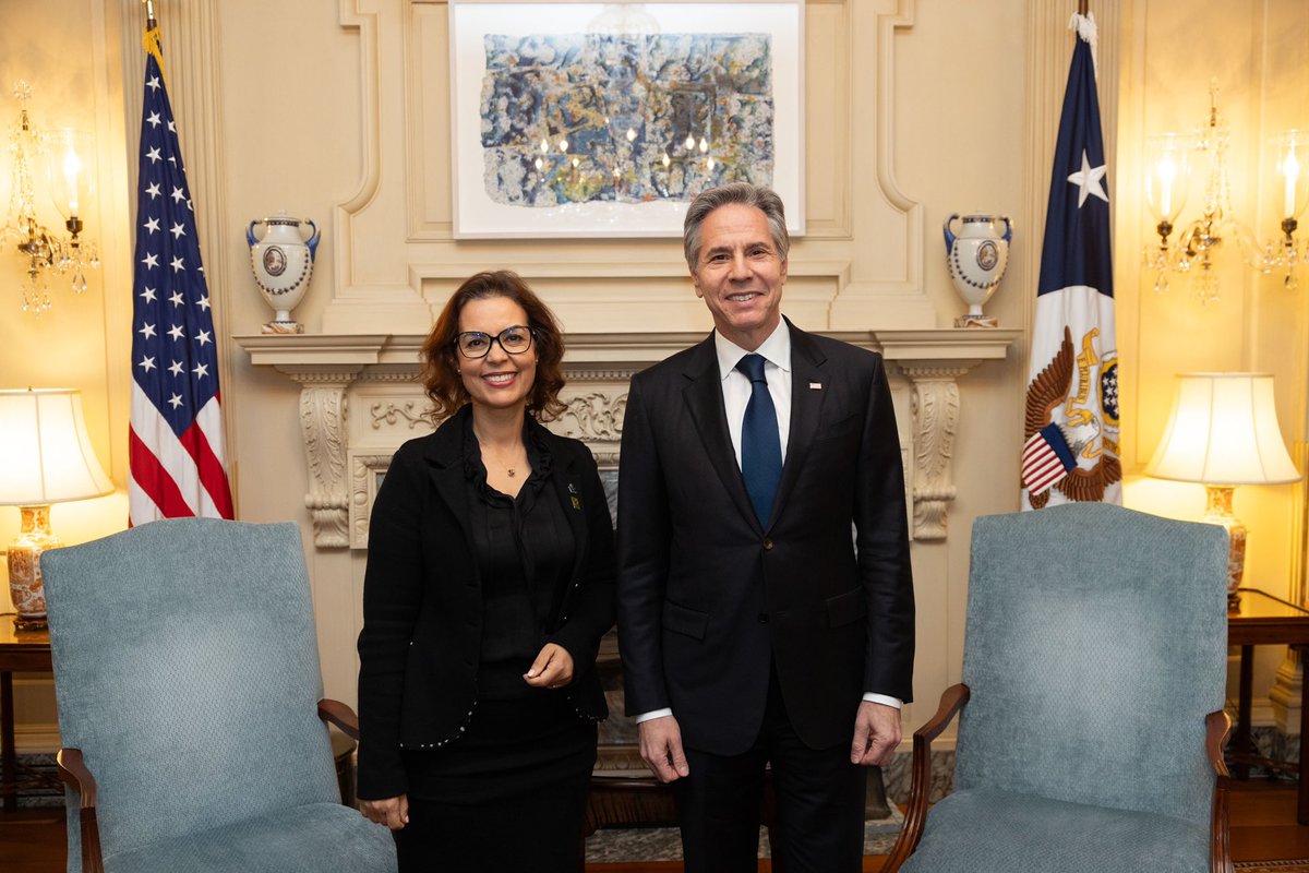 Ismahane Elouafi (@cgiar_emd) on Twitter photo Wonderful to meet with <a href="/SecBlinken/">Secretary Antony Blinken</a>, <a href="/StateDept/">Department of State</a> on my recent visit to the US, to discuss the Vision for Adapted Crops and Soils (VACS) and our shared commitment to leveraging science, innovation, and partnerships to address global food security. #WithScienceWeCan Wonderful to meet with <a href="/SecBlinken/">Secretary Antony Blinken</a>, <a href="/StateDept/">Department of State</a> on my recent visit to the US, to discuss the Vision for Adapted Crops and Soils (VACS) and our shared commitment to leveraging science, innovation, and partnerships to address global food security. #WithScienceWeCan