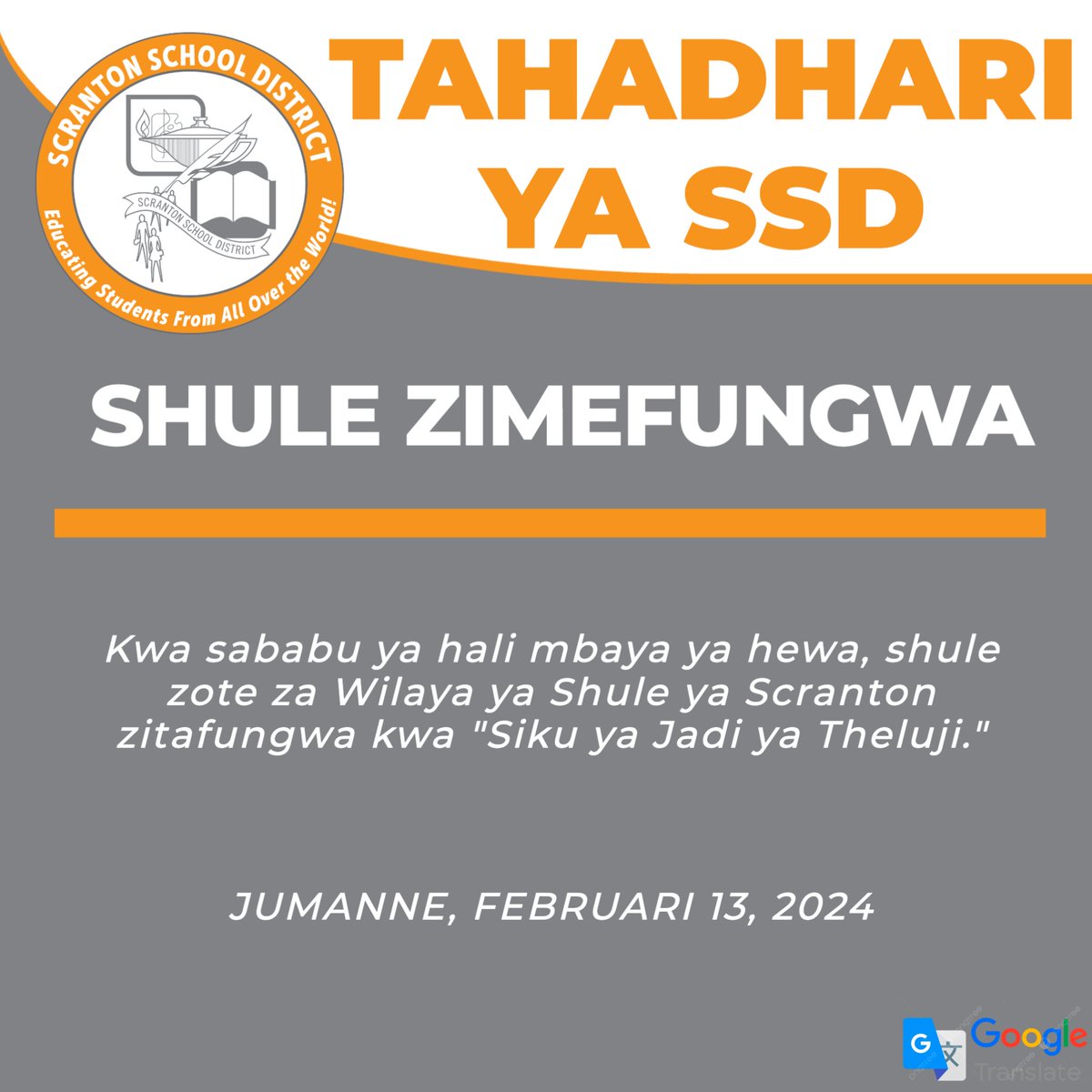 Scranton School District tweet media