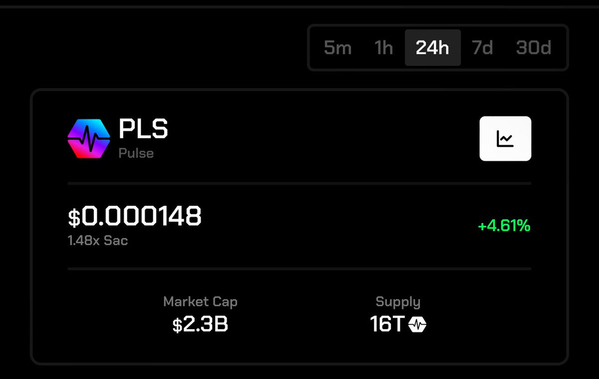 yourfriendSOMMI's tweet photo. ❤️💛💚💙

Imagine ignoring my 400 tweets and 15 videos telling you that PulseChain will flip Cardano.

It’s an entire 9x away.

$PLS 9x flippening target for a Core Coin… big if true https://t.co/l7mkh7mz01