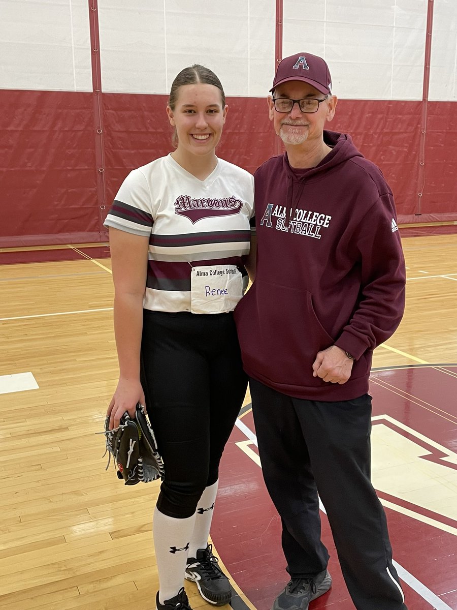 Thank you to <a href="/AlmaScotsSB/">Alma College Softball</a> for putting on a great camp yesterday. I really enjoyed the defensive situations station. It was nice to talk with the coaches and current players on the team. I can’t wait to be back!